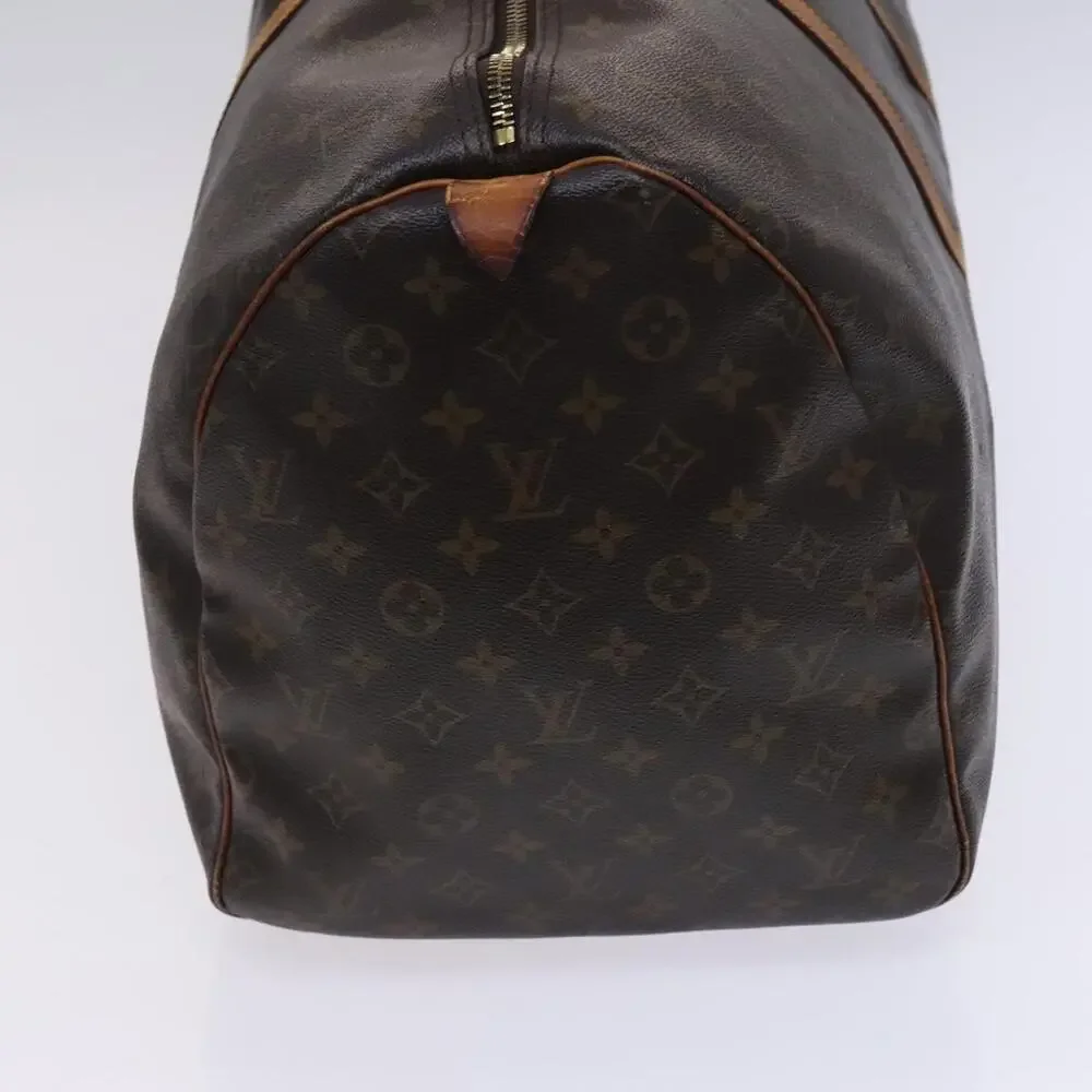 LOUIS VUITTON Monogram Keepall 55 Boston Bag M41424